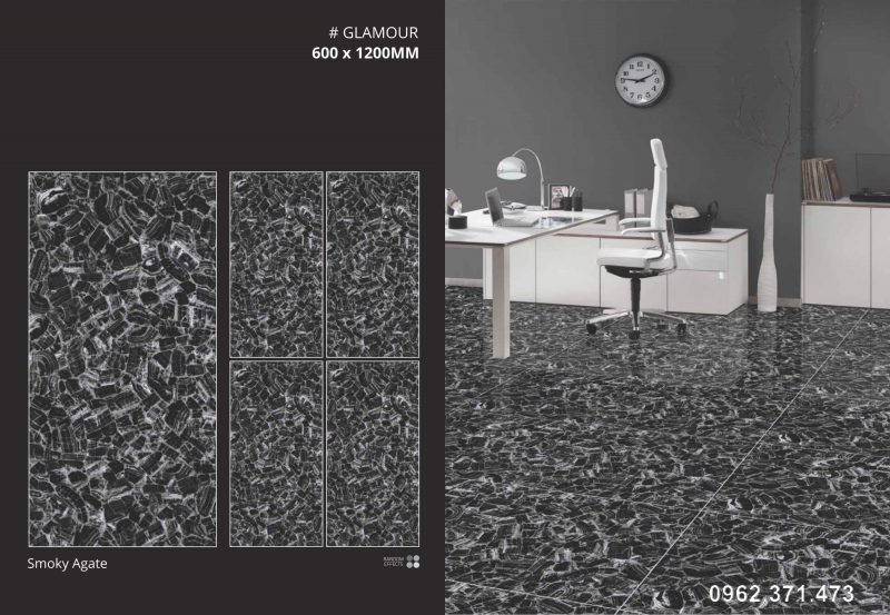 Gạch 60x120 dán tường vân đá hoa cương